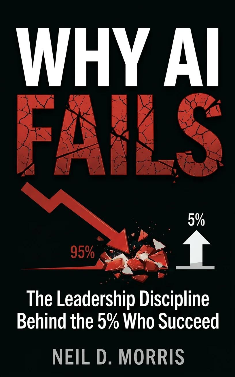 Why AI Fails book cover - The Leadership Discipline Behind the 5% Who Succeed by Neil D. Morris
